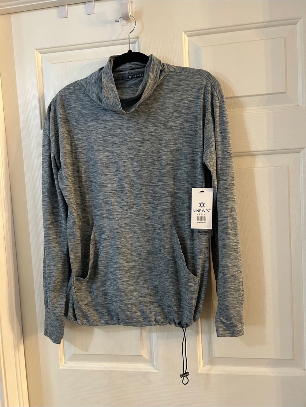 Nine West  Heather Gray Turtleneck Pullover Sweater